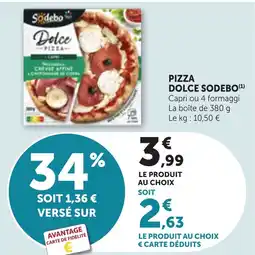 Sodebo Dolce Pizza