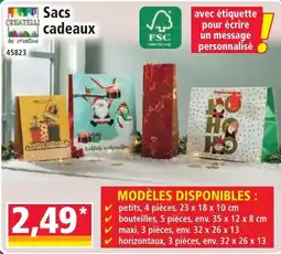 CREATETLLI Sacs cadeaux