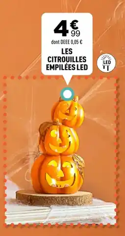 Les Citrouilles Empilées Led