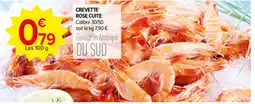 CREVETTE ROSE Cuite