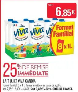 Viva candia lait u.h.t viva
