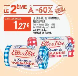 Elle & vire le beurre de normandie doux