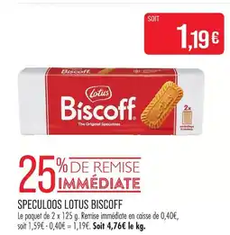 Lotus speculoos biscoff