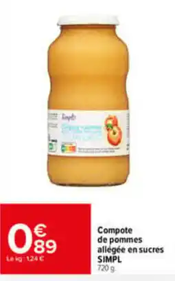 SIMPL Compote de pommes