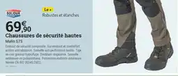 Chaussures de securite hautes