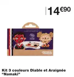 Namaki Kit 3 couleurs Diable et Araignée