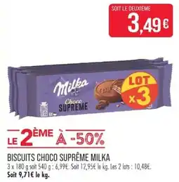 Milka Biscuits Choco Suprême