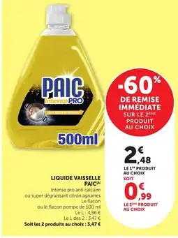 Paic Liquide Vaisselle