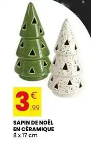 Sapin de noël en céramique