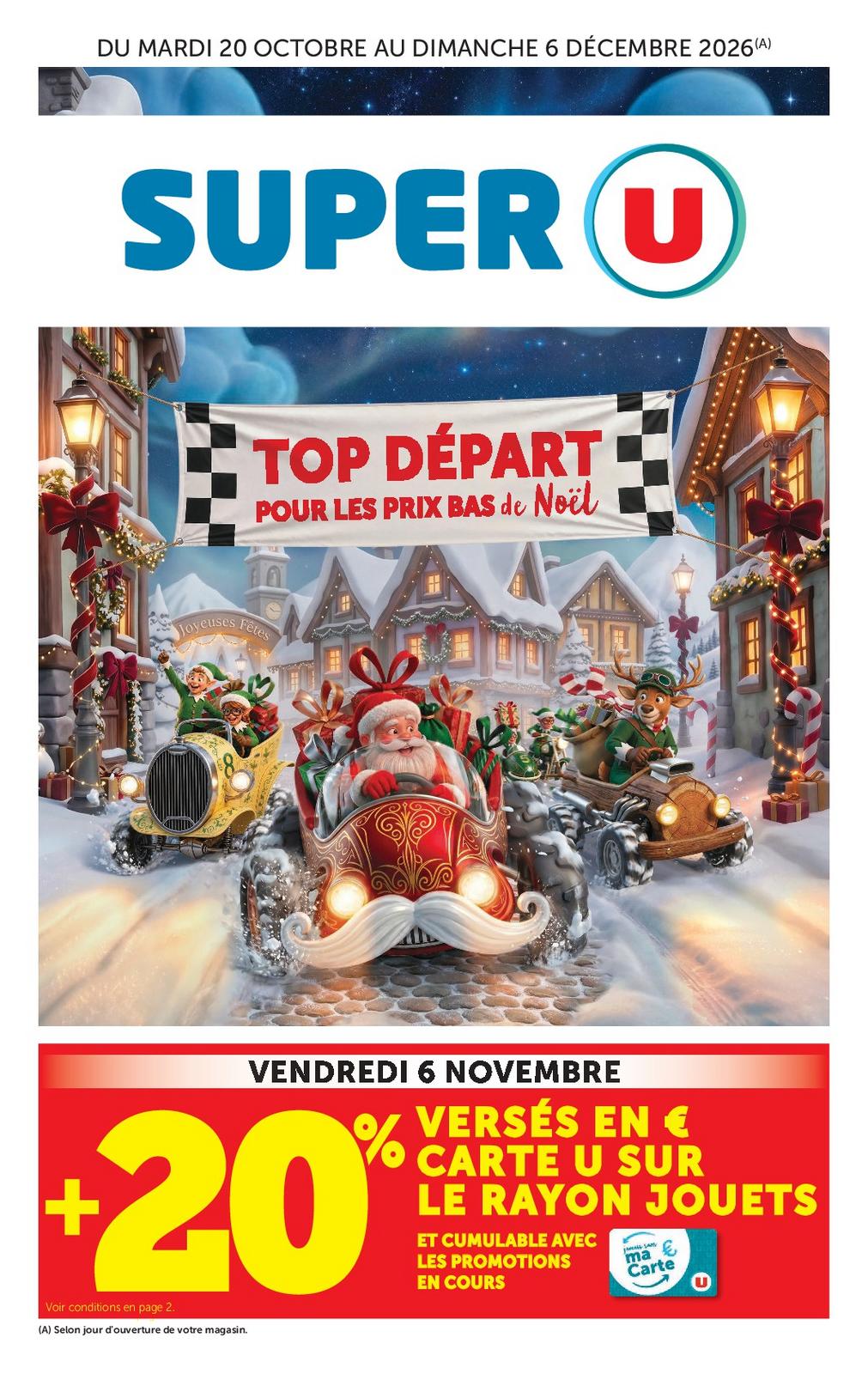 Catalogue U Express du 20 octobre au 6 décembre 2026 - Couverture