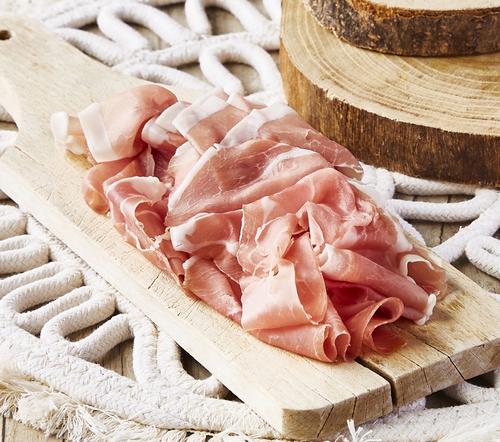 CHIFFONNADES DE JAMBON SEC DE SAVOIE NATURE OU FUMÉ OU NOIX DE JAMBON DE SAVOIE OU CHIFFONNADES DE COPPA "SALAISONS PEGUET SAVOIE"