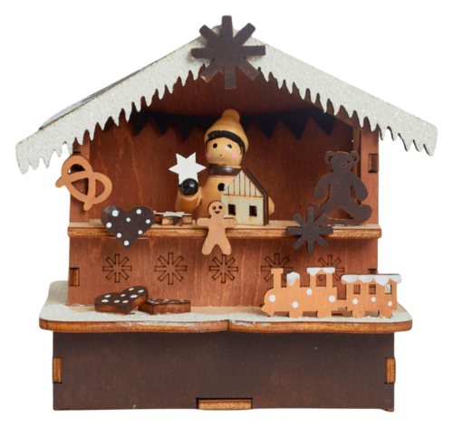 Cabane Marche de Noel Led
