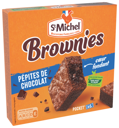 Brownies Pepites de Chocolat St Michel