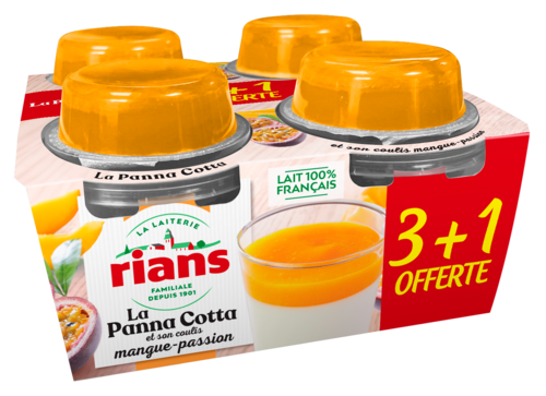 Panna Cotta Mangue Passion Rians