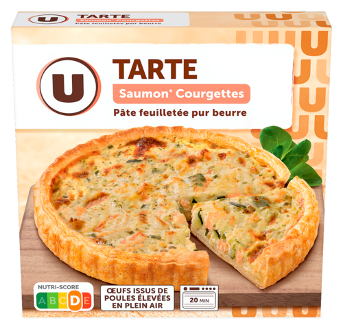 Tarte Saumon Courgettes U