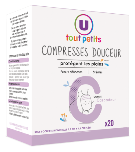 Compresses Douceur Steriles U Tout Petits