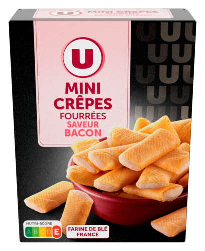 Mini Crepes Fourrees Saveur Bacon U