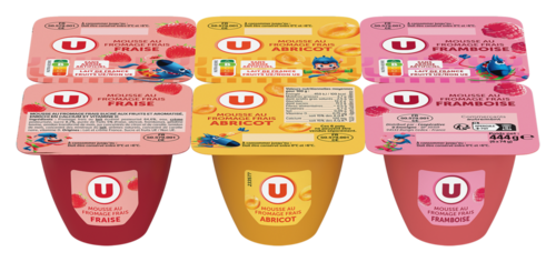 Mousse au Fromage Frais aux Fruits U Mat & Lou