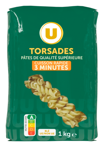 PATES CUISSON RAPIDE U
