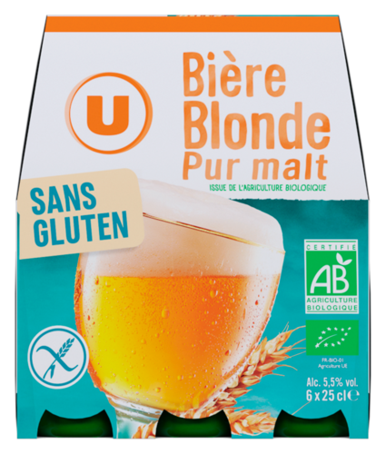 Biere Blonde Sans Gluten U 5,5°