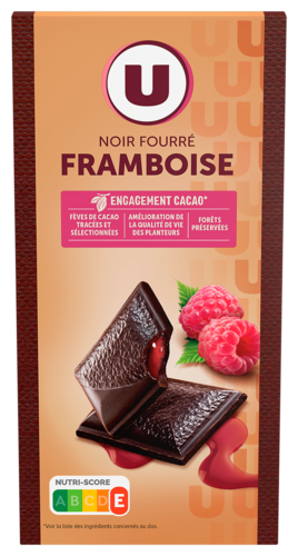 Chocolat Noir Fourre Framboise U
