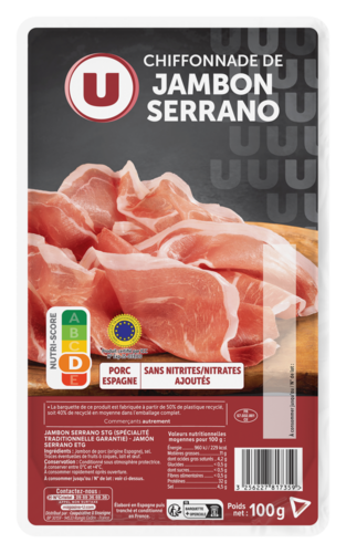 Chiffonnade de Jambon Serrano U