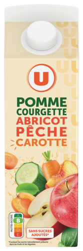 Boisson Pomme Courgette Abricot Peche Carotte U