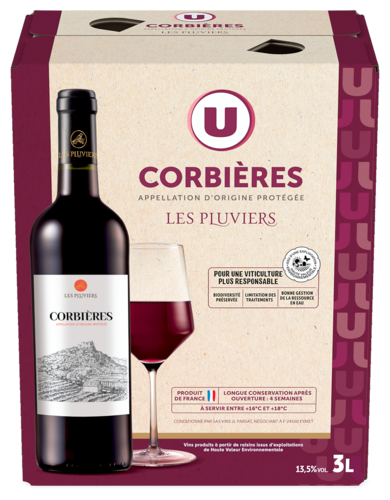 Corbieres Aop Rouge les Pluviers U