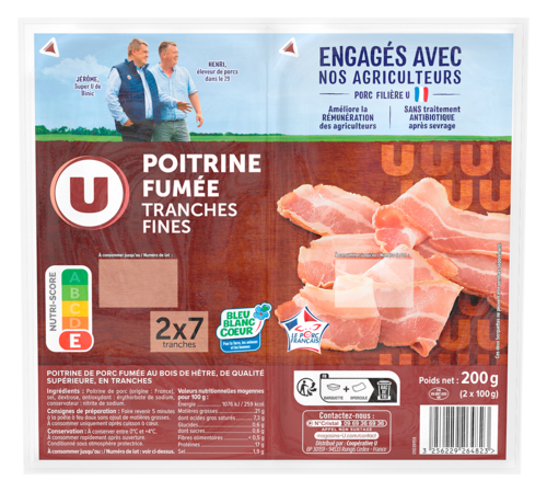 Poitrine de Porc Fumee U