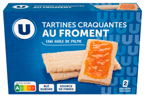 Tartines Craquantes au Froment U