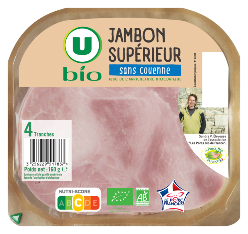 Jambon Cuit Superieur U Bio