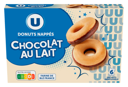 Donuts Nappes Chocolat au Lait U