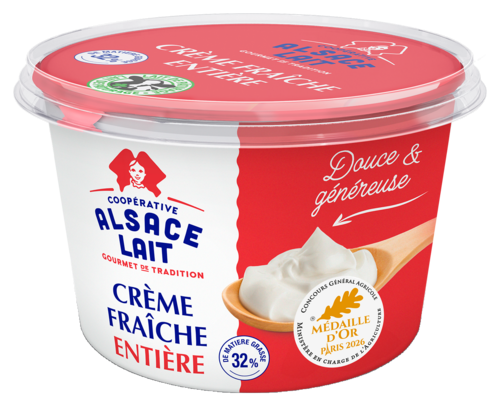 Creme Fraiche Entiere au Lait Pasteurise Alsace Lait