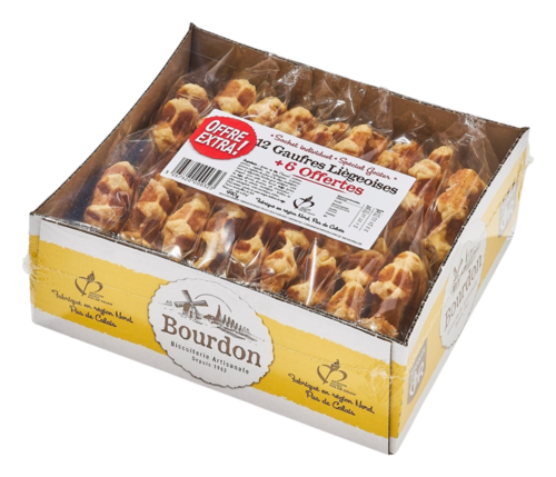 Gaufres Liegeoises Natures Biscuiterie Bourdon