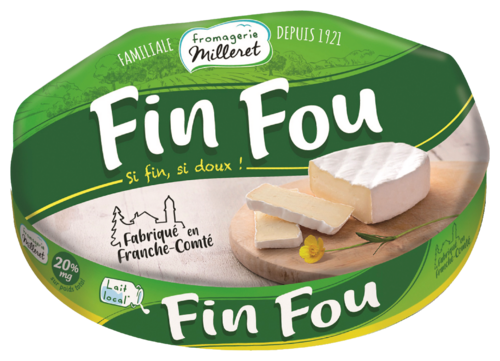 Fin Fou au Lait Pasteurise Fromagerie Milleret