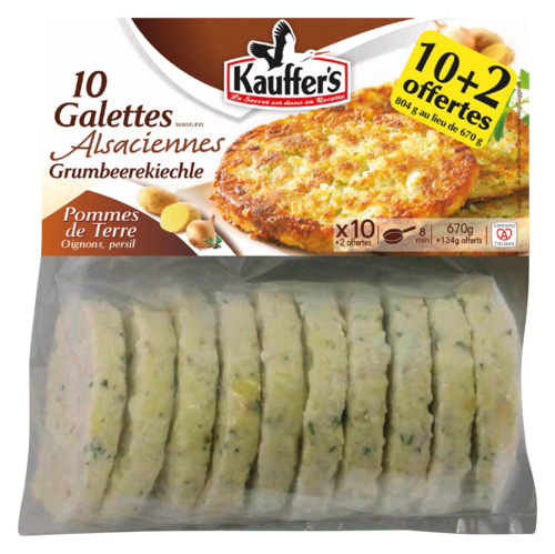 GALETTES DE POMMES DE TERRE SURGELEES KAUFFER'S