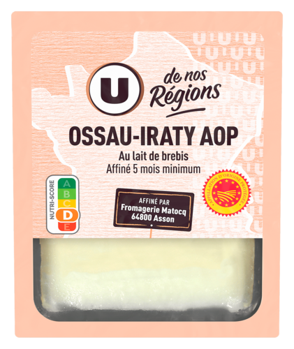 Ossau Iraty Aop au Lait Pasteurise de Brebis U de Nos Regions