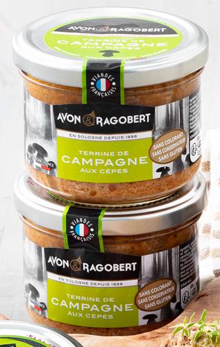 Terrine de Campagne aux Cèpes Avon et Ragobert