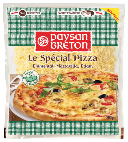 MELANGE 3 FROMAGES RAPES SPECIAL PIZZA PAYSAN BRETON