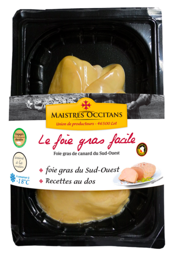 FOIE GRAS DE CANARD DU SUD-OUEST SURGELÉ MAISTRES OCCITANS