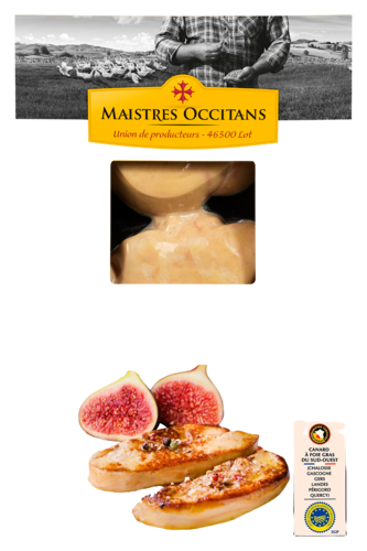 ESCALOPES DE FOIE GRAS DU SUD-OUEST SURGELÉES MAISTRES OCCITANS