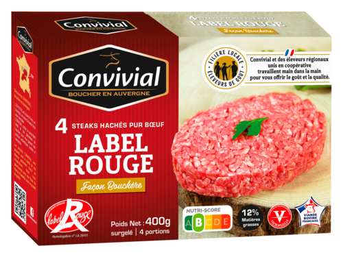 Steaks Haches Pur Bœuf Charolais Facon Bouchere Surgeles Convivial