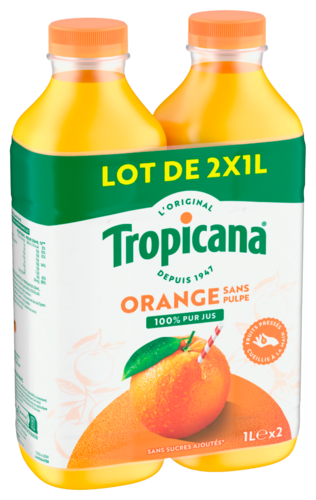 Pur Jus D'orange Sans Pulpe Tropicana