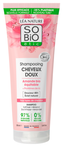 Shampooing Cheveux Doux Amande So Bio