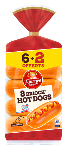Brioch' Hot Dogs la Fournee Doree