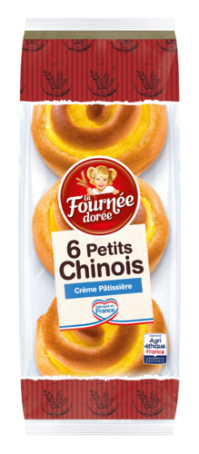 Petits Chinois Individuels A la Creme Patissiere la Fournee Doree