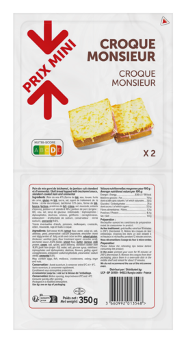 Croque Monsieur Prix Mini