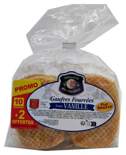 Gaufres Fourrees Patisserie des Flandres