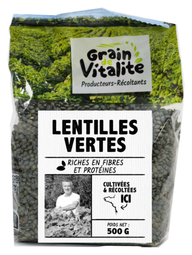 Lentilles Vertes Grain Vitalite