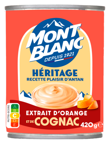 Creme Dessert Orange et Cognac Mont Blanc